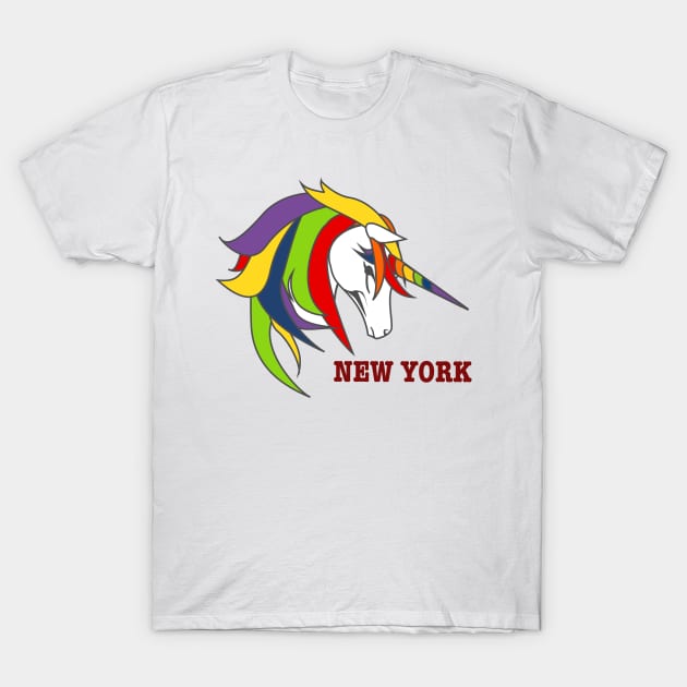 New York Pride T-Shirt by TeawithAlice